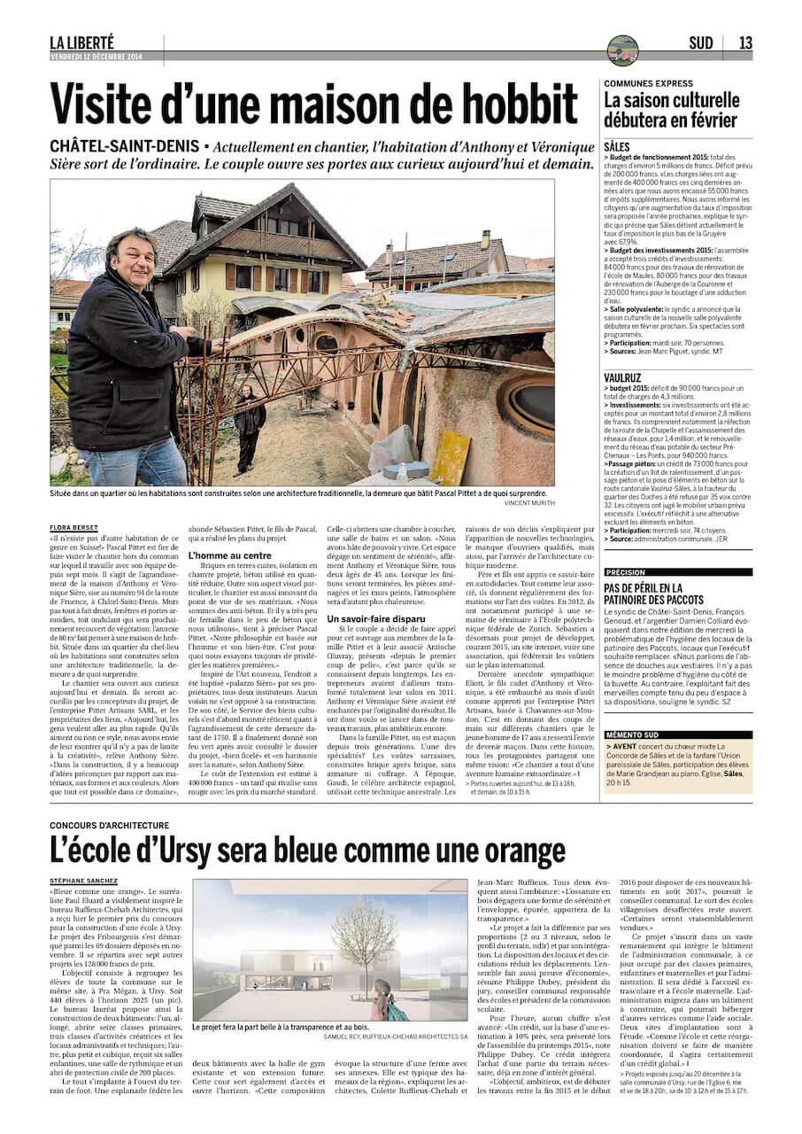 Article la liberte 20141212