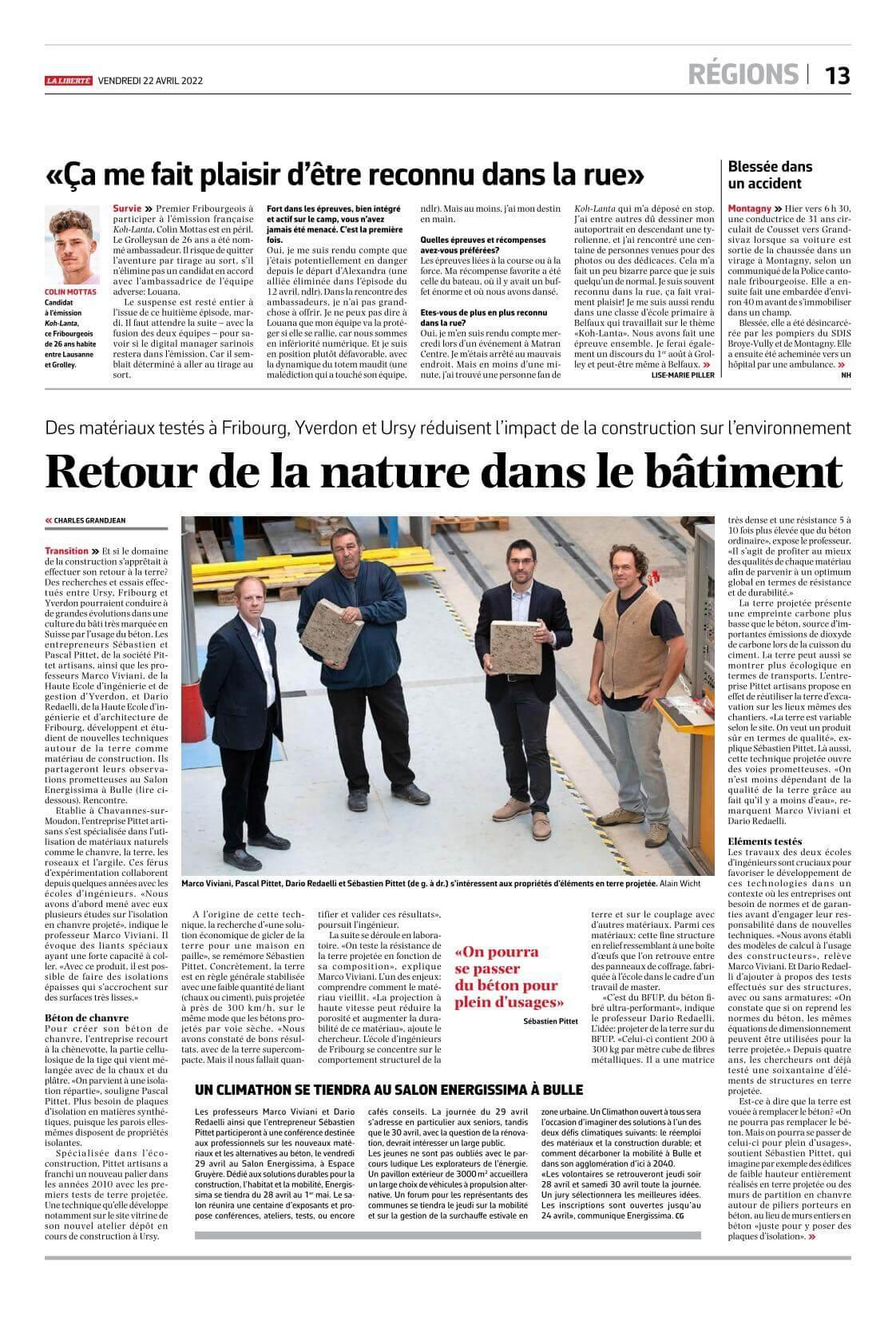 Article la liberte 20220422