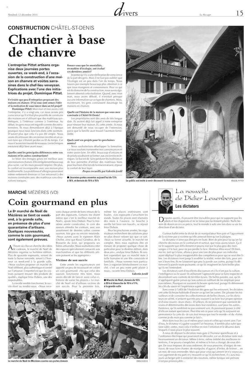 Article le messager 20141212