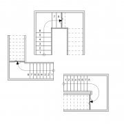 Escalier palier