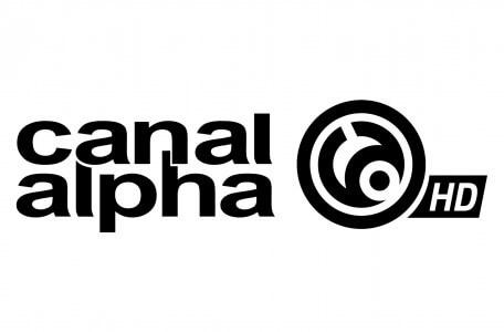 Logo canal alpha noire 2