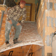Voute en beton de briques